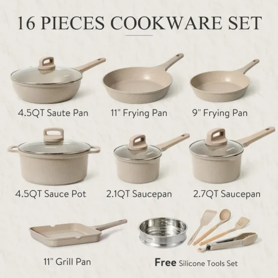 Pots and Pans Set Non Stick 2