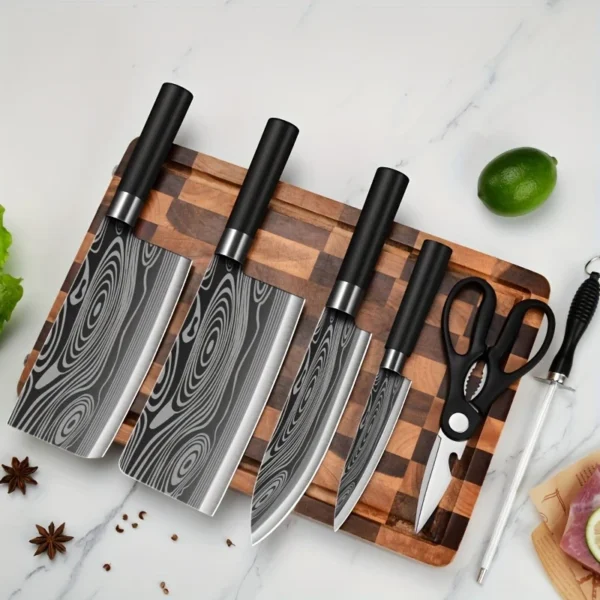 6-piece set of kitchen household knives 2