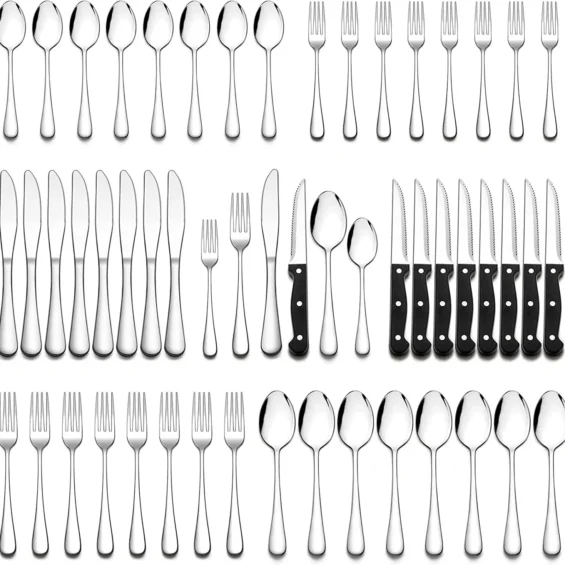 Flatware Set with Steak Knives 1