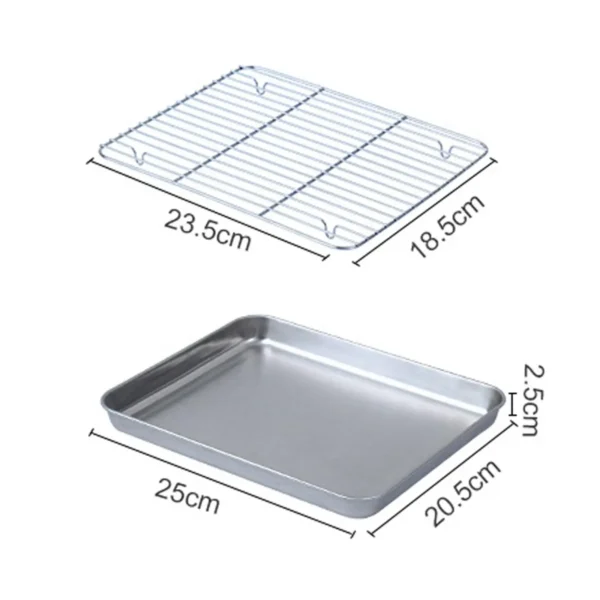 Baking Sheet Pan with Rack 6