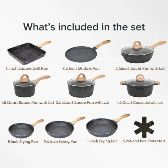 JEETEE Pots and Pans Set 2