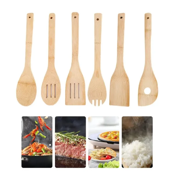 Kitchen Cooking Shovel Non Stick Pot Fried Vegetable Lacquerless Household Shovel Spatula Tool Wooden Kit Wooden R8N0 2