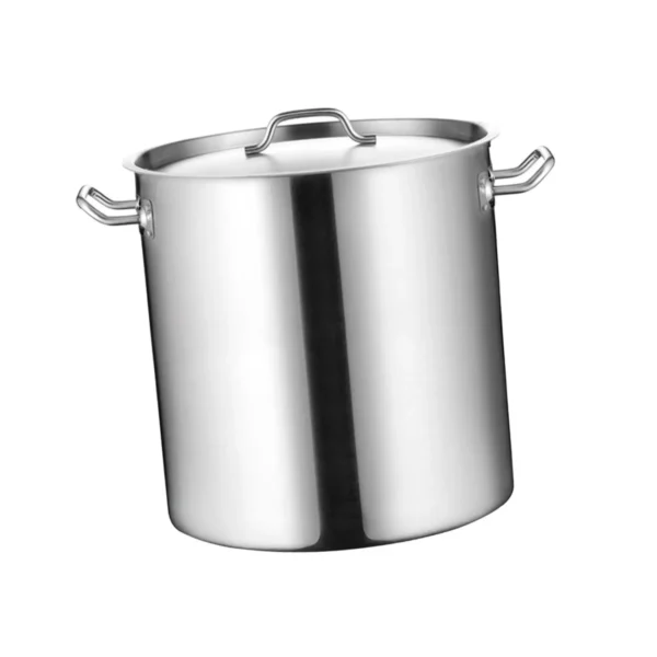 Stockpot Stainless Steel Soup Pot Multipurpose Cookware Boiling Double Handle 6L Soup Boiling Pan for Hotel Kitchen Household 1