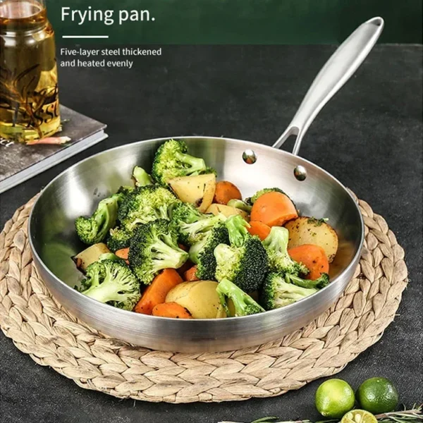 Stainless Steel Frying Pan, 6