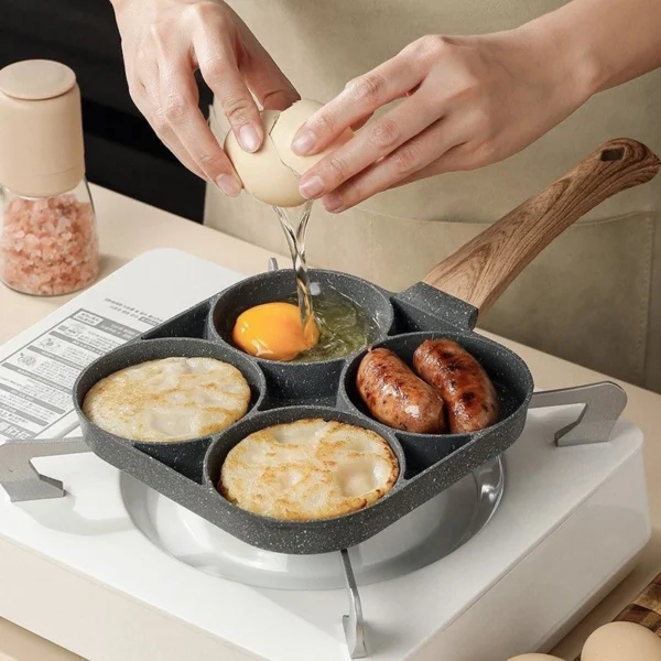 4hole Nonstick Frying Pan 2