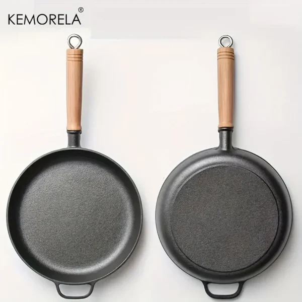 25cm Cast Iron Frying Pan 4