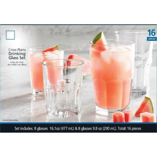 16-Piece Drinking glass Set 3