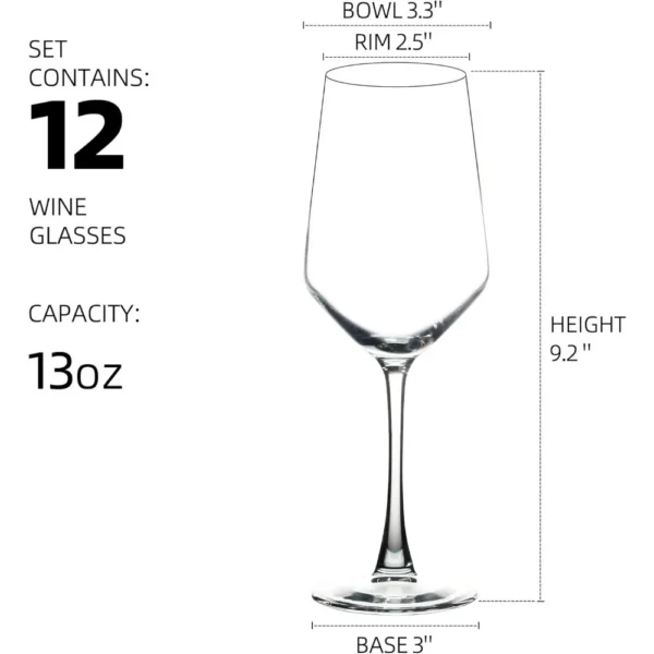 Wine Glasses Set of 12 2