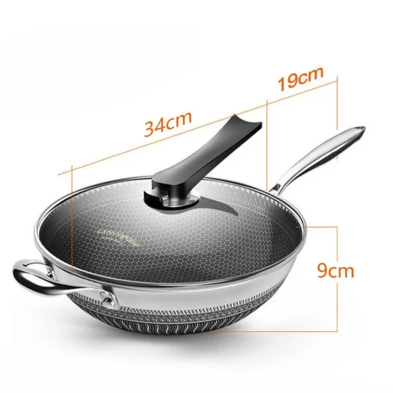 Non Stick Double Sided Wok 2