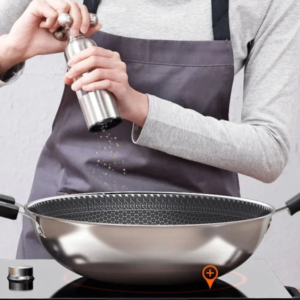 Non Stick Double Sided Wok 4