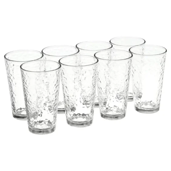 Vintage Frost Clear Drinkware 1