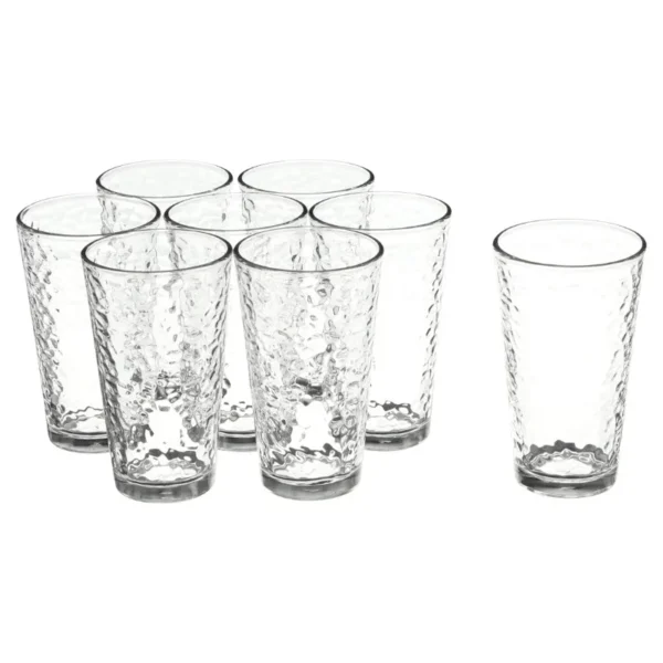 Vintage Frost Clear Drinkware 2