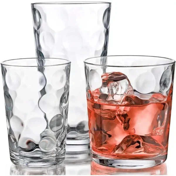 Glassware 18 Piece Mixed Drinkware Set 1