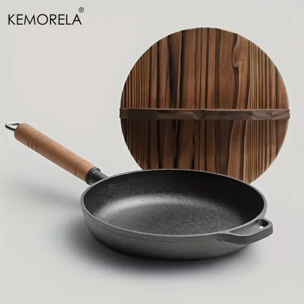 25cm Cast Iron Frying Pan 3