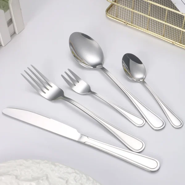 6/30pcs Stainless steel cutlery set 3