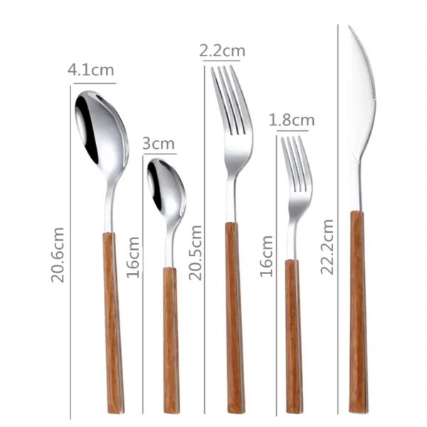 Tableware with Wooden Handle 6