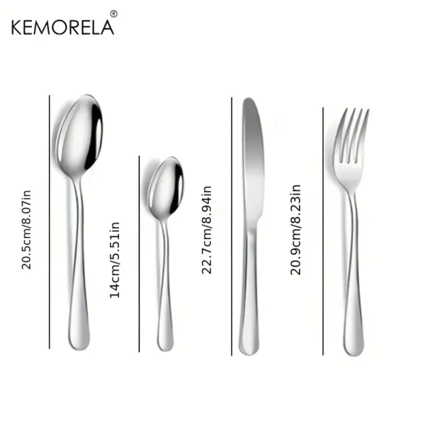 KEMORELA 24pcs Dinnerware Set 6