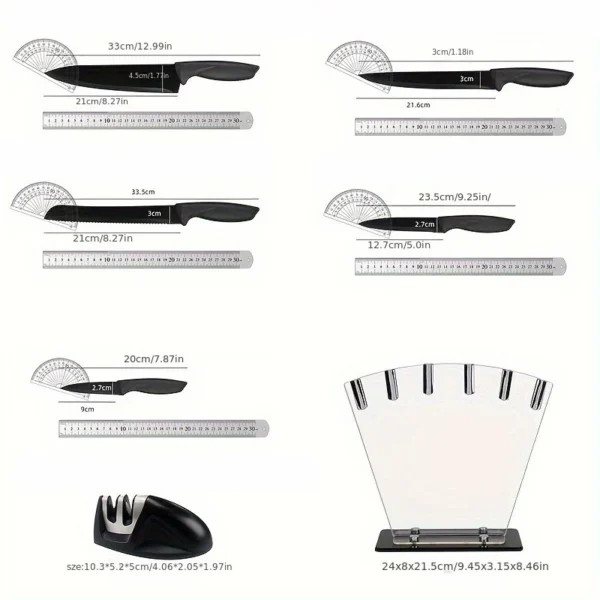 7pcs Kitchen Knife Set 6