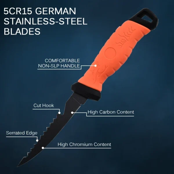 Stainless Steel Multifunctional Fillet Knife 6