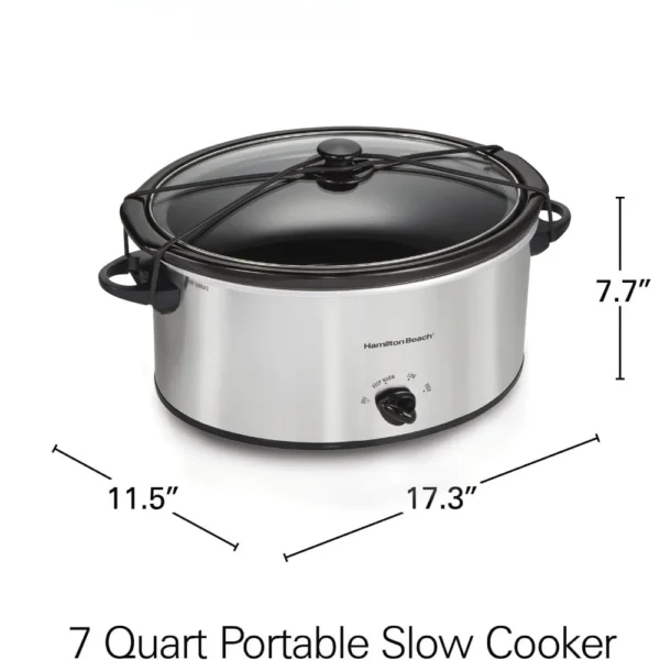 7-Quart Portable Slow Cooker 5