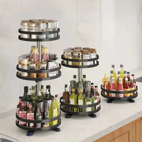 360°Rotation Spice Rack 6