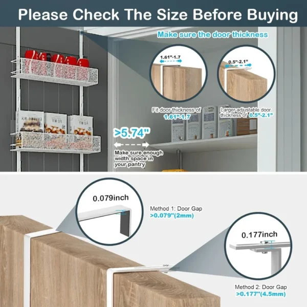 Over the Door Pantry Organizer 4