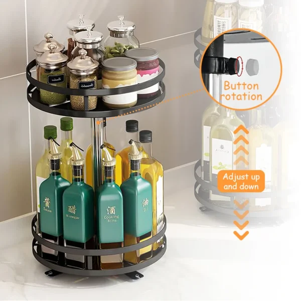 360°Rotation Spice Rack 3