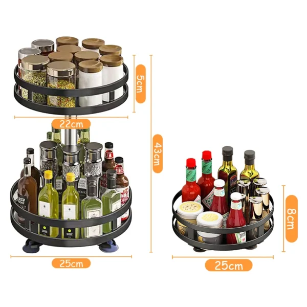 360°Rotation Spice Rack 5