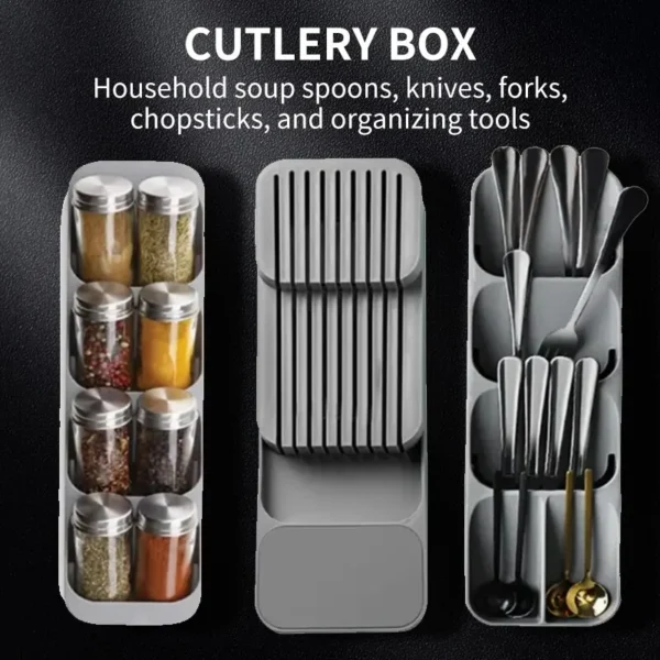 Kitchen Drawer Cutlery Storage 1