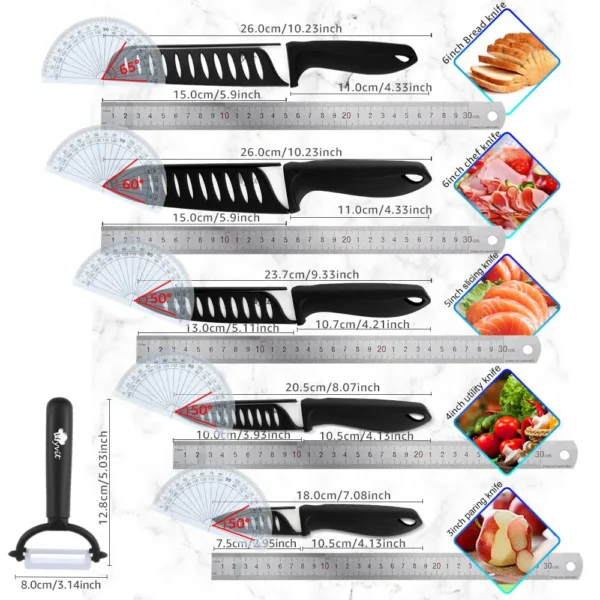 Chef Petty Kitchen Knives 3