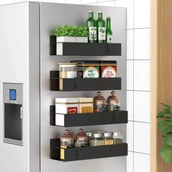 Refrigerator Magnetic Shelf Spice Organizer 1