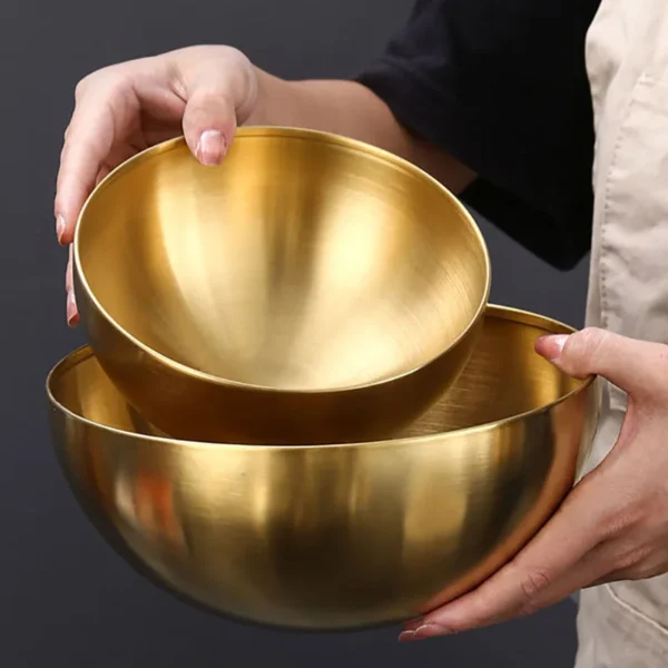 Korean Stainless Steel Salad Bowl 3