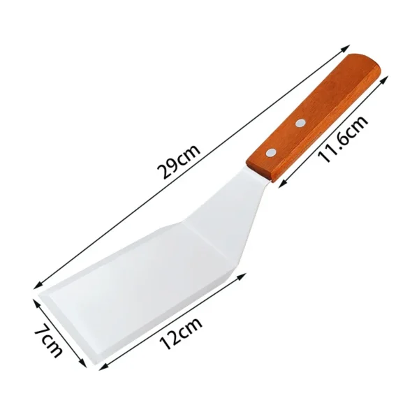 Stainless Steel Square Spatula 4