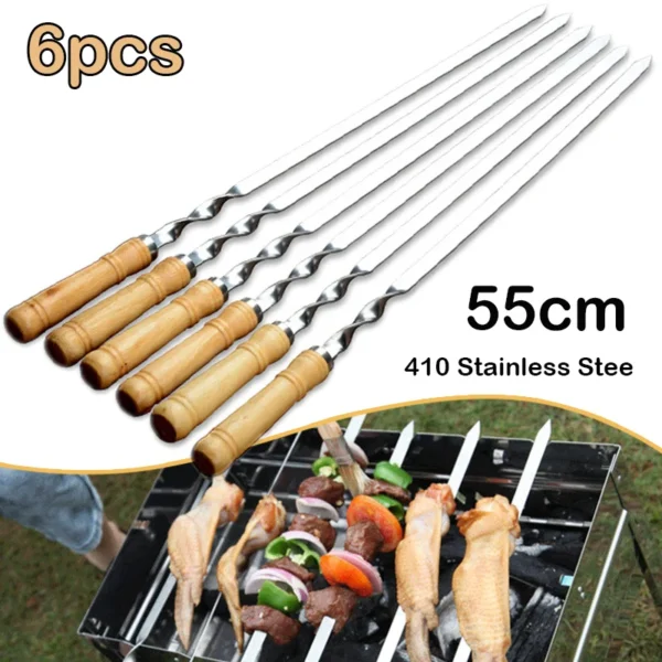 55cm Large Barbecue Skewer 1